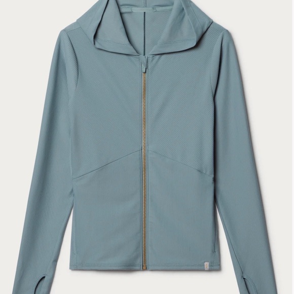 NWT - Rhone Ripple Full Zip Hoodie in Blue Hue, Size: Small - Picture 4 of 5